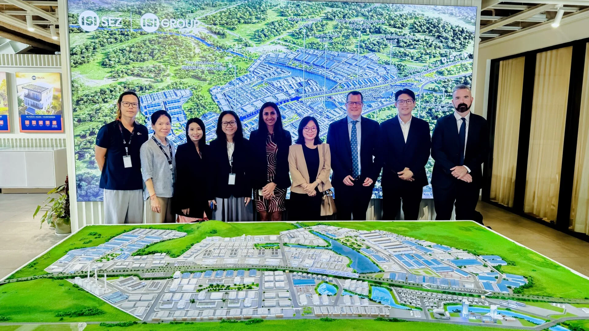 ADB Visits ISI SEZ